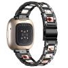 AISPORTS Compatible for Fitbit Versa 4/Sense 2 Band Stainless Steel Resin for Women, Crystal Bling Glitter Diamonds Metal Bracelet Sport Wristband Replacement Band for Fitbit Versa 4/Sense 2 view 2