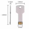 100pcs 64GB Custom Logo USB Flash Drive in Metal Key Shape, Personalized Thumb Drive for Promotion, Bespoke Memory Stick in Bulk view 3