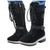 ZBYY Cowboy Mid Calf Boots for Women Chunky Low Heels Western Combat Boots Winter Low Heel Round Toe Slip On Knight Riding Boots view 1