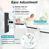 MOUNT PRO Triple Monitor Mount, 3 Monitor Desk Mount for Three Screens up to 32 Inch, Full Motion Gas Spring Heavy Duty Arm Hold up to 19.8lbs Each, White view 3