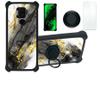 ATT Maestro Plus Case Compatible with ATT Maestro Plus Phone Case Cover [with Tempered Glass Screen Protector][Hard PC + Soft Silicone][Gold Glitter+Luminous] JSH-HDL view 1