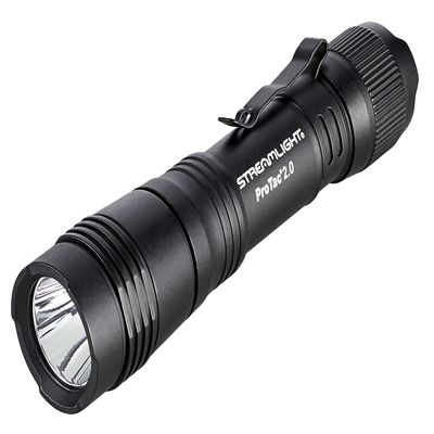 Streamlight 89000 ProTac 2.0 2000-Lumen 17300-Candela Rechargeable Tactical LED Flashlight with USB C Cable, and Holster, Box, Black