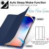 DuraSafe Cases for iPad PRO 11 Inch 2nd 3rd 4th [ PRO 11 2 3 4 Gen 2020 2021 2022 ] A2759 A2435 A2761 A2762 A2377 A2459 A2228 A2068 A2230 A1980 Ultra Slim Smart Auto Sleep/Wake PC Cover - Navy Blue view 3
