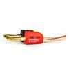 Speaker Snap Fast & Secure Banana Plugs - Gold Plated, 12-24 AWG, 2-100 Pieces for Home Theaters, Speaker Wire, Wall Plates and Receivers view 1