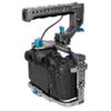 Kondor Blue Compatible with Canon R7, Arca Cage with Top Handle, Space Gray view 3