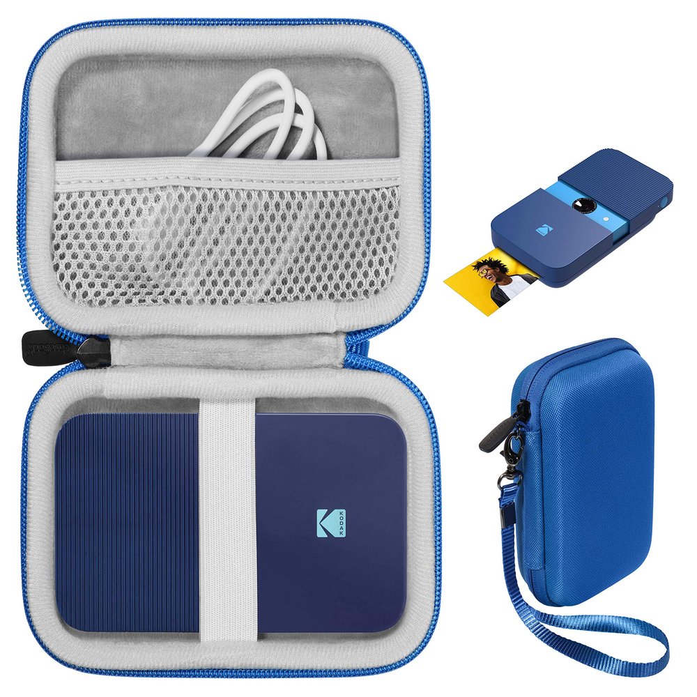CaseSack protective case for KODAK Step Wireless Mobile Photo Mini Printer,Step Instant Printer, Step Touch, Smile, Mini 2 HD Wireles, HP Sprocket, Pickit M2