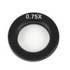 RADHAX Microscope Kit 0.5X 0.75X 1X 1.5X 2.0X Auxiliary Lens for 180X 300X Zoom C Mount Objective Glass Microscope Lens Adapters (Size : 0.75X) view 1