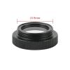 RADHAX Microscope Kit 0.5X 0.75X 1X 1.5X 2.0X Auxiliary Lens for 180X 300X Zoom C Mount Objective Glass Microscope Lens Adapters (Size : 0.75X) view 4