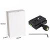 MOOKEENONE Metal Alloy Adapter Plate Square Clamp +Quick Release Plate for Arca-Swiss Tripod Ball Head view 4