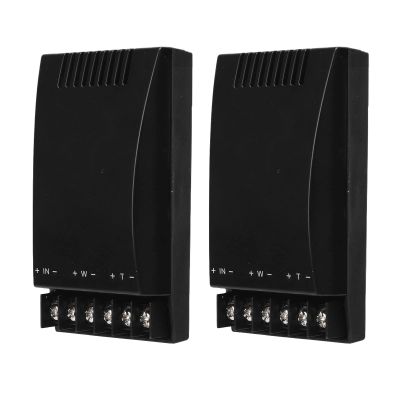 Car Stereo Crossover 2 Way 100W Output 12V Audio Crossover 2Pcs Car Speaker Crossover for Vehicle Correct Sound