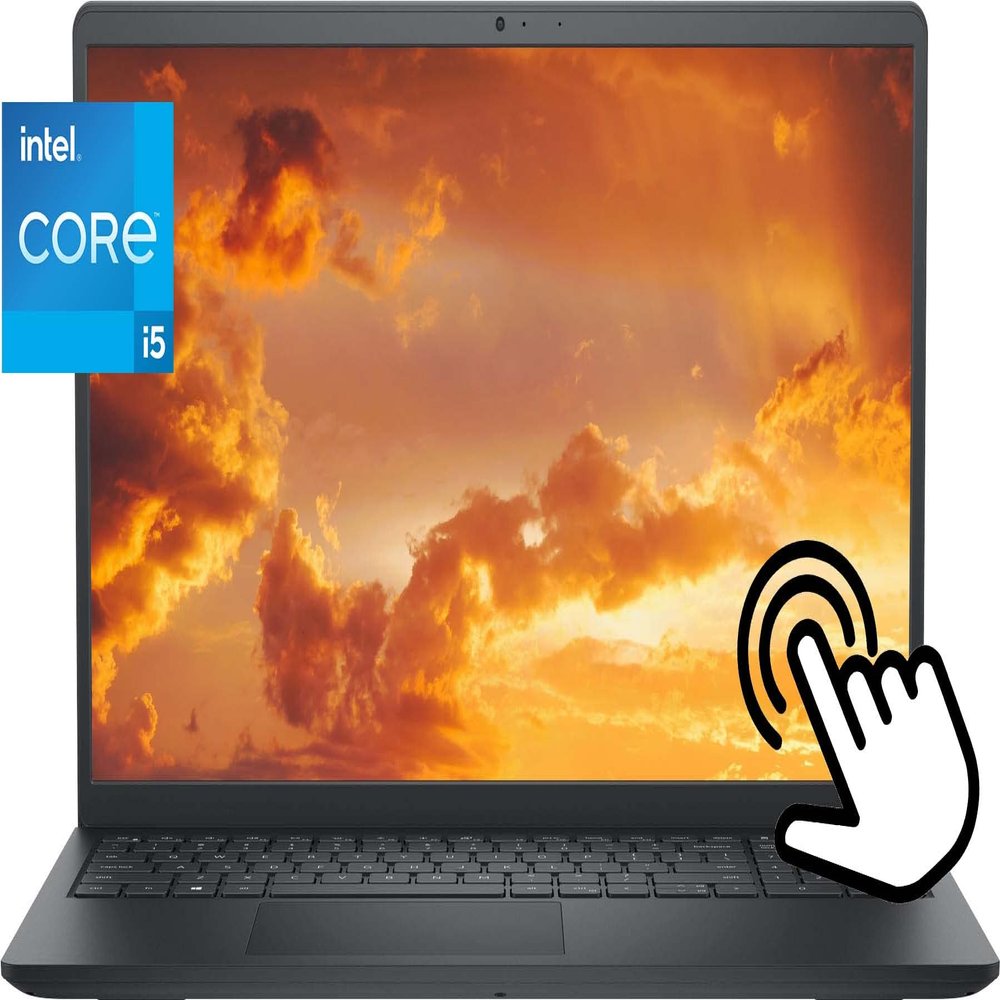 Dell 2023 Inspiron 3000 15.6" FHD Touchscreen Laptop, Intel i5-1135G7 Up to 4.2GHz, Beat i7-1060G7, 16GB DDR4 RAM, 512GB PCIe SSD, SD Card Reader, Webcam, HDMI, Windows 11 Home, Black