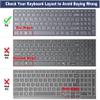 Keyboard Cover for Lenovo Yoga 7i 15.6" 16", Ideapad 3/Idepad 3i/Ideapad 5/Ideapad 5 15.6 17.3, Lenovo Flex 5 15.6, Yoga Slim 7 15, ideaPad Slim 7 15.6, ThinkBook 15/15P G2 G3 G4 view 2