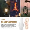 Beaupretty Glass Oil Lamp Chimney: Replacement Kerosene Lamp Shade Clear Globes Chimney Glass Shade Tall Oil And Kerosene Lamp Chimney For Vintage Oil Lamps Transparent view 4