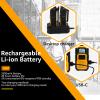 Retevis RB48 Heavy Duty Walkie Talkies, Waterproof Two Way Radio, Advanced Triple Proof, 2000 mAh, Emergency, 2 Way Radio Long Range for Job Site (4 Pack) Yellow view 4