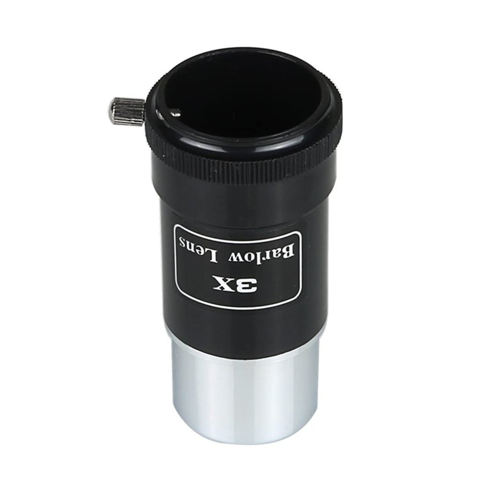 RADHAX Microscope Kit 3X Barlow Lens Plastic, 1.25 Astronomical Telescope Eyepiece Microscope Lens Adapters