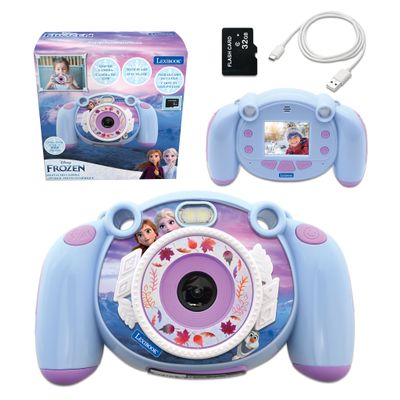 Lexibook, Frozen 4-in-1 Kids Camera, Photo & Video Function, Games, 32GB SD Card Included, DJ080FZ