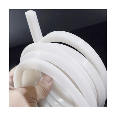 MOZTO Solid Silicone Rubber Seal Strip Heat Resistance Square, for Windows Hardware Sealing Strips (Color : 1m, Size : 8x10mm)