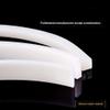 MOZTO Solid Silicone Rubber Seal Strip Heat Resistance Square, for Windows Hardware Sealing Strips (Color : 1m, Size : 8x10mm) view 2
