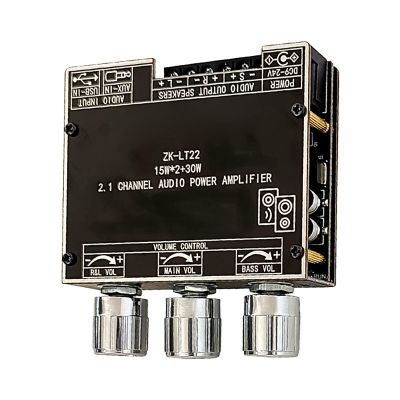 2.1 Channel Audio Amplifier Stepless 10 Sounds DIY Amplifier Board Module for DIY Projects