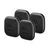 eufy Security by Anker SmartTrack Link (Black, 4-Pack), Android not Supported, Works with Apple Find My (iOS only), Key Finder, Bluetooth Tracker for Earbuds and Luggage, Phone Finder, Water Resistant view 1