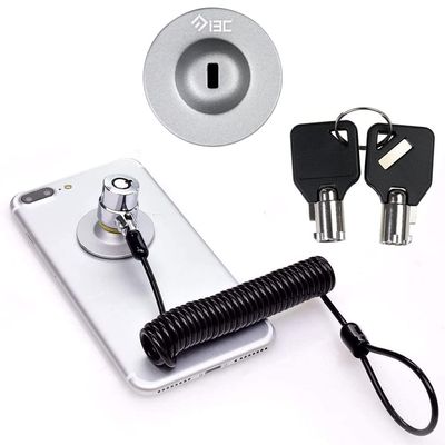 I3C Laptop Cable Lock Hardware Security Cable Lock Anti Theft Retractable Lock with Anchor Plate for Tablet Laptop Notebooks Smartphone and Other Electronic Products