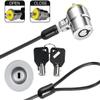 I3C Laptop Cable Lock Hardware Security Cable Lock Anti Theft Retractable Lock with Anchor Plate for Tablet Laptop Notebooks Smartphone and Other Electronic Products view 2