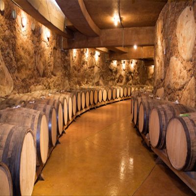 BELECO Vintage Wine Cellar Backdrop - 5x3ft Fabric Old Winery Storage Room Background for Bar Club Pub Scene Men Adults Portrait Photoshoot Studio Props