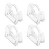 Cabilock Rotatable Shower Curtain Rod Holder Brackets 4 Pack ABS Hooks view 1