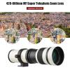 Andoer Camera MF Super Telephoto Zoom Lens F/8.3-16 420-800mm T2 Mount with M-mount Adapter Ring 1/4 Thread Replacement for Canon M M2 M3 M5 M6 Mark II M10 M50 M100 M200 Cameras view 2