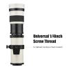 Andoer Camera MF Super Telephoto Zoom Lens F/8.3-16 420-800mm T2 Mount with M-mount Adapter Ring 1/4 Thread Replacement for Canon M M2 M3 M5 M6 Mark II M10 M50 M100 M200 Cameras view 3