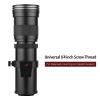 Andoer Camera MF Supertelezoom Lens F/8.3-16 420-800mm T2 Mount with M-Mount Adapter Ring 1/4 Thread Replacement for Canon M M2 M3 M5 M6 Mark II M10 M50 M100 M200 Camera as, black view 4