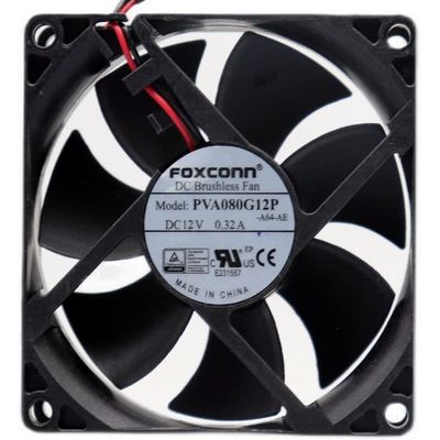 1 PCS PVA080G12P DC12V 0.32A 808025mm Cooling Fan