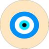 Bonateks, Round Digital Printed Mouse Mat Non Slip Backing for Office and Home Use Diameter 22cm view 1