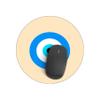 Bonateks, Round Digital Printed Mouse Mat Non Slip Backing for Office and Home Use Diameter 22cm view 2