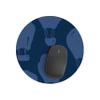 Bonateks, Round Digital Printed Mouse Mat Non Slip Backing for Office and Home Use Diameter 22cm view 2