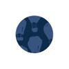 Bonateks, Round Digital Printed Mouse Mat Non Slip Backing for Office and Home Use Diameter 22cm view 4