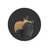 Bonateks, Round Digital Printed Mouse Mat Non Slip Backing for Office and Home Use Diameter 22cm view 2