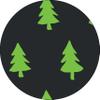 Bonateks, Round Digital Printed Mouse Mat Non Slip Backing for Office and Home Use Diameter 22cm view 1