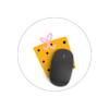 Bonateks, Round Digital Printed Mouse Mat Non Slip Backing for Office and Home Use Diameter 22cm view 2