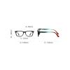 Melrose Square Blue Light Blocking Glasses Kids UV400 Fashionable Computer Eyeglasses Children TR90 Flexible Optical Frame (pink purple, 0, multiplier_x) view 2