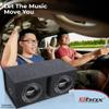 Bbox Dual Vented 12 Inch Subwoofer Box - Pro Audio Tuned Dual Car Subwoofer Boxes & Enclosures - Premium Subwoofer Box Improves Audio Quality, Sound & Bass - Spring Loaded Speaker Terminals view 2