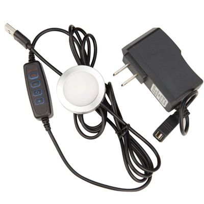 RADHAX Microscope Kit 9-Speed Dimming Microscope LED Light Sources Adjustable Bottom Microscope Ring Light Microscope Lens Adapters