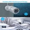 ZOSI 8CH H.265+ 1080p Home Security Camera System Outdoor Indoor, 5MP Lite CCTV 8 Channel DVR, 8pcs 1080p Weatherproof Surveillance Bullet Dome Camera, Remote Access, Human Vehicle Detection (No HDD) view 2