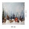 10x6.5ft Outdoor Forest Christmas Background Wildlife Park Snow Scenery Lantern Backdrop for Kids Newborn Photo Booth Props Baby Shower backdrops view 4