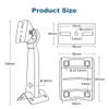 V-Fiabilidad 11.8'' (300mm) Heavy Duty CCTV Camera Mount Bracket - Weatherproof Pole/Wall/Corner Mount, Adjustable 90 Tilt for Bullet/PTZ/Dome IP Security Cameras view 3