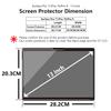 Adeway [2 Pack] Tempered Glass Screen Protector for Microsoft Surface Pro 11 2024 /Surface Pro 9 (13 inch),Extremely Response/Ultra Clear Tempered Glass view 3