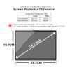 Adeway Tempered Glass Paper Screen Protector for Microsoft Surface Pro 7/7 Plus/6/5/4/3 12.3 inch,Easy installation/Writing Like on paper-2 Pack view 3