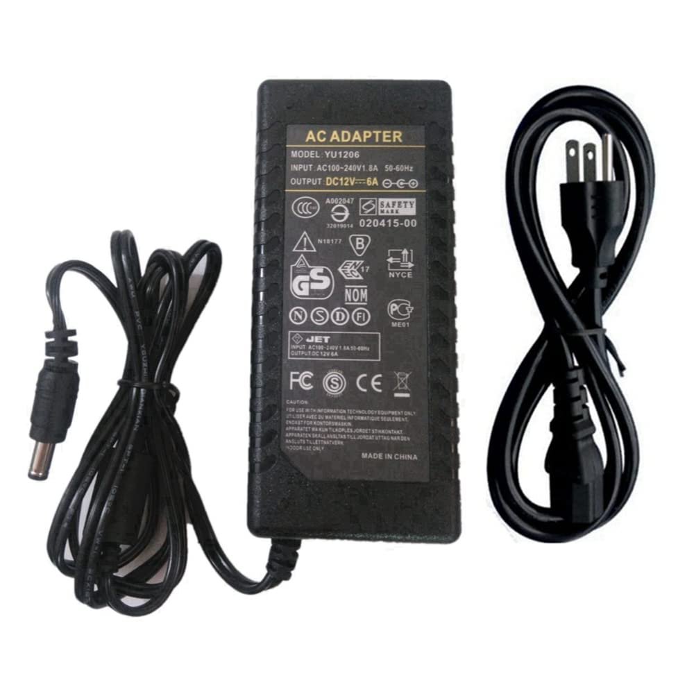 12V 6A Adapter for DPS-65VB 12V 5.417A DPS-60PB A for ASUSTOR AS3202T AS4002T NAS for QNAP TS-253A TS-253A-8GXN3002T DPS-65VB LPS