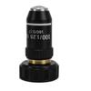 RADHAX Microscope Kit Microscope Objective 4X 10X 20X 40X 60X 100X 195 Achromatic Objective Microscope Parts Microscope Lens Adapters (Color : 100X) view 1