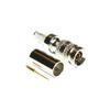 1.0/2.3 Connector Straight 75 Plug Crimp Termination Miniature Bulkhead Fitting Snap-On for Cable Mount view 1